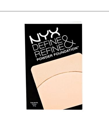 Buy NYX Cosmetics Define & Refine Powder Foundation DRPF02 - Light | International Shipping Available - Buy Online on GoSupps.com