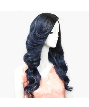 SHIYID Lace Front Wig - Synthetic Loose Wave Long Side Part Wigs for Black Women | Heat Resistant African American Hair - Buy Online on GoSupps.com
