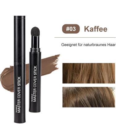  EONFAVE Stick Root Powder Waterproof Powder Root Cover Hair Root Natural Ombre Precise Application Hair Loss Coverage for Women Men - Buy Online on GoSupps.com