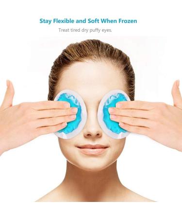 Lotfancy Cold Warm Compress - Reusable Ice Cream Bag Gel Cool Pads (6er Set) for Jaw Pain Wisdom Teeth Relief & Headache | International Shipping - Buy Online on GoSupps.com