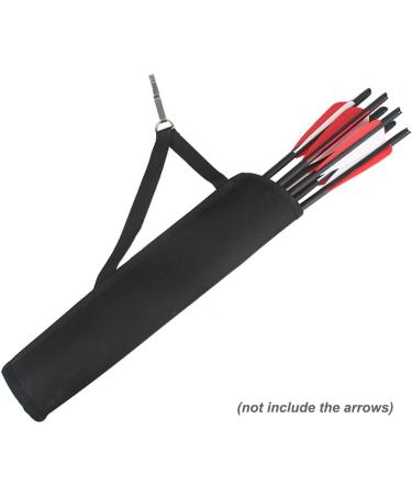 KRATARC Archery Crossbow Bolts Arrow Tube Hip Quiver Waist Hanged Carry Bag - 14.5 Depth | Fits 18 20 22 Arrows | Black - Buy Online on GoSupps.com
