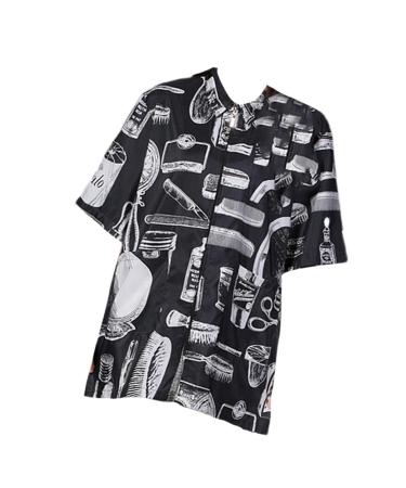 Mikinona Hair Cutting Technician in Hairdressing Overalls Hairdressers Uniform Mens Black Tank Top Uniform for Salon Staff Hairdresser Clothing Womens Tankinis Women s Tank Tops Coats Fiber