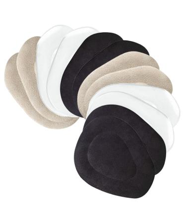 6 Pairs Forefoot Pad Heel Cushion of Foot Pads Shoe Pads Womens Insoles Inserts to Make Shoes Fit Tighter High Heel Inserts Boot Heels Girls Foot Pads High Heels Flannel