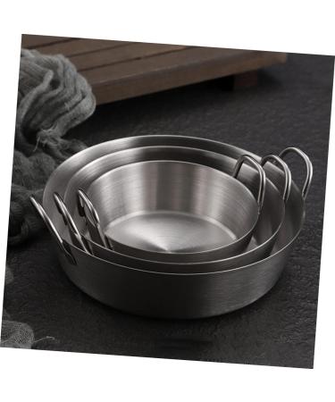 Zerodeko 2pcs Sauce Dish Steel Dipping Plates Pistachio Bowl Serving Bowls for Entertaining Spice Containers Metal Sauce Kimchi Container Dipping Bowls Binaural Stainless Steel re-usable 8X8CMx2pcs Silverx2pcs - Buy Online on GoSupps.com