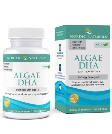 Nordic Naturals Algae DHA 60 Soft Gels