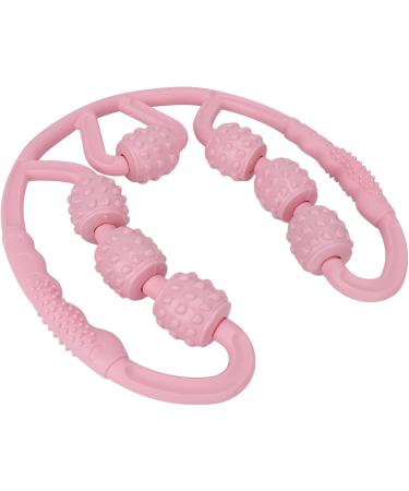 Dioche Muscle Roller for Legs | 7-Roller All-Round Massage Tool | Relieve Muscle Soreness for Calf & Thighs | Pink | International Shipping - Buy Online on GoSupps.com