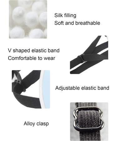 Buy SIDS Eye Flap & Amblyopia Eye Covers - Light-Blocking Strabismus Cushion for Adults & Children (Blue) | Cotton & Rubber Band Full Coverage - Buy Online on GoSupps.com