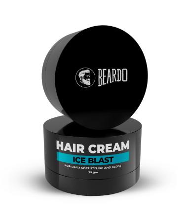 Beardo Ice Blast Hair Cream | Hair Cream for men | Hair Styling Ceam | Daily Styling | Cooling Cream | Cool Lock Technology | 75gm/ 2.5Fl Oz