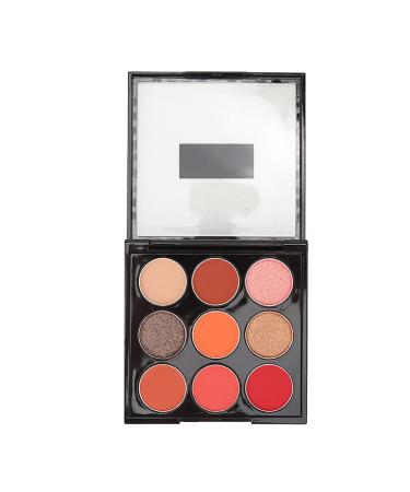Eyeshadow 9 Colors High Pigmented Long Lasting Matte Glitter Pearly Lustre Eye Shadow Cosmetics Eyeshadow Palette EyeshadowEyes Eyeshadow Palette (04#)