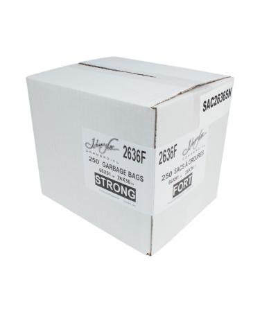 Garbage Bag - Strong - 26 X 36 - Black - BOX/250 Original UPC Code: 066192200222