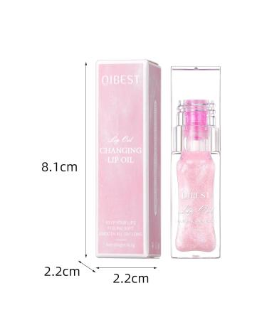 Magic Color Changing Lip Oil V2 - Hydrating Pink Glow Oil for Moisturizing & Plumping Dry Lips - Color Change Effect - Buy Online on GoSupps.com