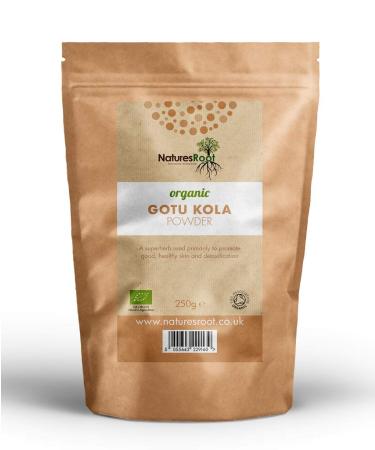 Nature s Root Organic Gotu Kola Powder 60g - Ayurvedic Herb of Longevity | Skin and Hair Supplement | Vegetarian | Vegan | Resealable Pouch 60 g (Pack of 1)