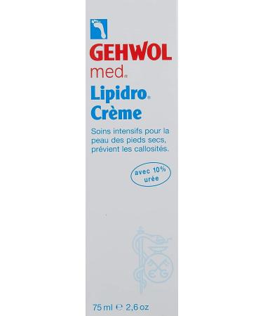 Gehwol Med Lipidro Cream 2.6 Fl Oz for Unisex - Hydrating Foot Care Treatment - Buy Online on GoSupps.com