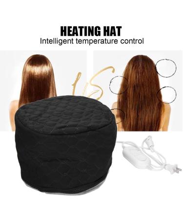 Electric Hair Heating Hat - Hot Oil Treatment & SPA Nourish Care | Adjustable Temperature | Soft PU Material - Deep Conditioning Hair Care - Buy Online on GoSupps.com