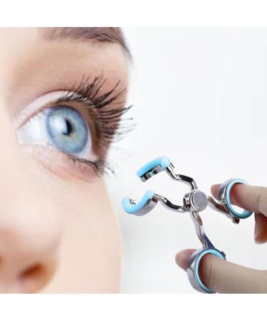 Enhanced Precision Lens Eyelid Stretcher with Storage Case Portable Stainless Steel Ergonomic Design Silicone Strips for Accurate Placement (Blue) - Buy Online on GoSupps.com