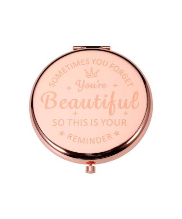 Christmas Stocking Stuffers for Women Compact Makeup Mirror Gift for Teen Girls Women Daughter Mom Women Birthday Gift Ideas for Bestfriend Valentines Day for Girlfriend Wife