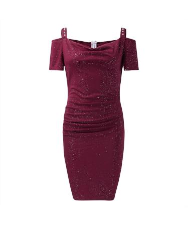 Briskorry V-Neck Floral Business Dresses for Women - Elegant Summer Party Dress with Ruffled Hems & Vintage Style - XL Sizes Available - Buy Online on GoSupps.com