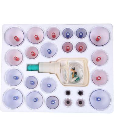 Jiahao Kangzhu Cupping Therapy Set - 24 Biomagnetic Suction Cups Traditional Chinese Massage & Acupuncture for Pain Relief - Buy Online on GoSupps.com