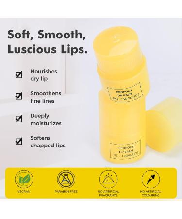 15ml Honey Lip Butter Hydrating Overnight Lip Balm & Mask Propolis 12hrs Long-lasting Moisture Overnight Gentle Exfoliation Hygienic Twist Dispenser(0.5 fl.oz) - Buy Online on GoSupps.com