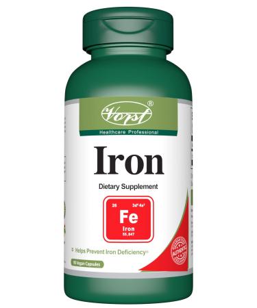 Vorst Iron 45mg 90 Vegan Capsules (Ferrous Fumarate) | Supplement for Women & Men...