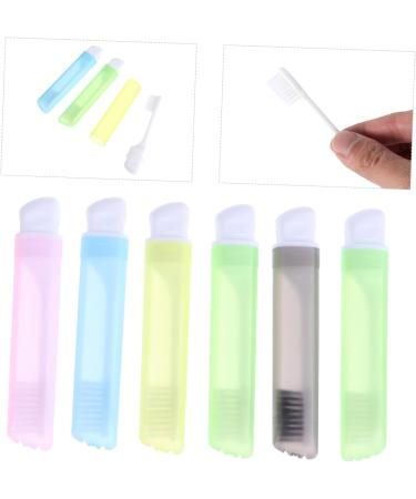 Buy Minkissy 12-Pc Foldable Portable Toothbrush Set | Travel-Friendly Ultra-Hooded Toothbrushes for Adults | Ideal for Sensitive Teeth | Shop Internationally - Buy Online on GoSupps.com