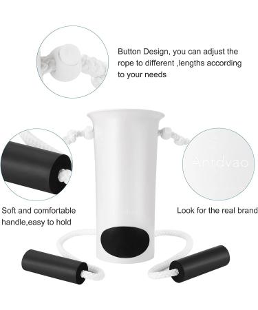Antdvao Sock Assist Adjustable Sock Helper with Foam Handle Use for Elderly People who are Inconvenient to Bend Over Sock Aid Device That Can Wear Socks Without Bending Over White-01 - Buy Online on GoSupps.com