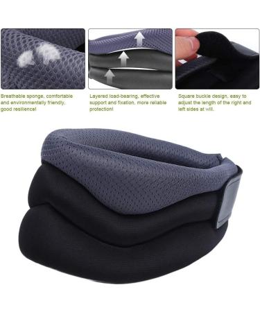 Cervical Appliance SSDDLZEQ | Soft Neck Support & Adjustable Traction Device for Pain Relief | Posture Correction Grigio - International Shipping Available - Buy Online on GoSupps.com