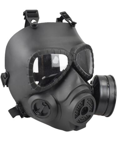 JFFCESTORE Airsoft Tactical Protective Mask - Full Face Skull CS Mask with Eye Protection | Adjustable Strap | One Size Fits All | Black - Buy Online on GoSupps.com