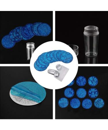 Buy Nail Art Stamping Kit - Clear Jelly Stamp Plates & Tools for Creative Nail Designs - International Shipping Available - Buy Online on GoSupps.com