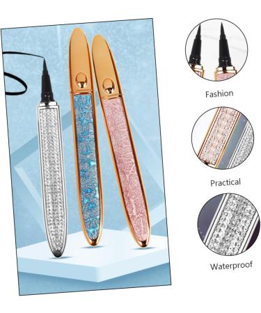 FOMIYES 2pcs Diamond Eyeliner Goldendoodle Accessories Liquid Eye Liner Self-adhesive Eyeliners 1 count (Pack of 1) Assorted Color - Buy Online on GoSupps.com