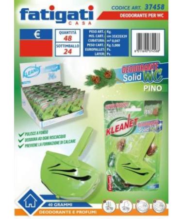 FATIGATI SRL Toilet air freshener 40g pin 37458 as pictured