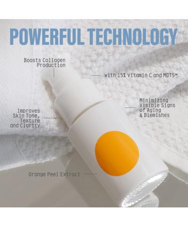 Anti-Aging Vitamin C Serum with MDT5 | Brightening Facial Serum | Somme Institute Skincare for Even Skin Tone | Collagen Production Remove Fine Lines Wrinkles Hyperpigmentation | 1 Fl Oz - Buy Online on GoSupps.com