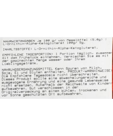 Buy Process L-Ornithine AKG 150 g - Pure & Natural Supplement for Optimal Health | Fast Global Shipping - Buy Online on GoSupps.com