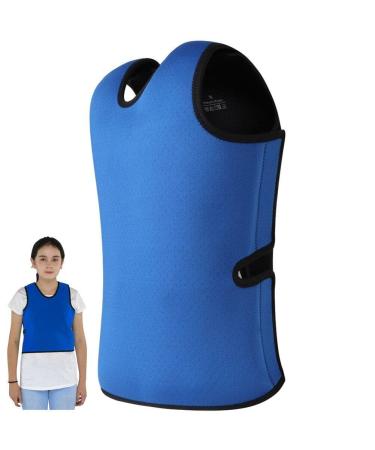 Sensory Vest Weighted Vest Low-Pressure Comfort for Kids Teens Autism Hyperactivity Mood Processing Disorder Blue