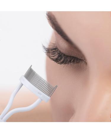 MSQ Eyelash Comb & Eyebrow Brush with Separator & Mascara Applicator - White 1PCS - Buy Online on GoSupps.com