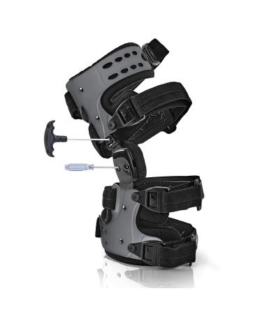 OA Unloader Knee Brace for Arthritis Pain Relief - Osteoarthritis & Joint Pain Support - Gray Right - Buy Online on GoSupps.com