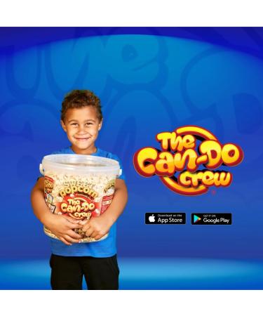 The Can-Do Crew XL Bucket Sweet Popcorn (600g) Traditionally Popped ! - Buy Online on GoSupps.com