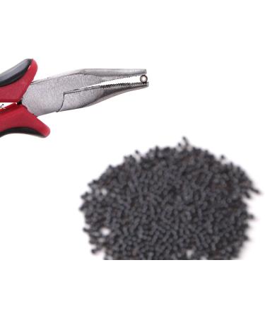 1000pcs Dark Brown Silicone Lined Nano Rings for Nano Tip Hair Extensions - Micro Nano Beads - Buy Online on GoSupps.com