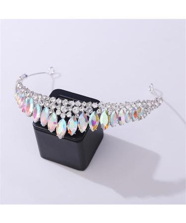 Colorful Rhinestones Shimmering Hair Decorations for Wedding Parties Bridals Head Accessories Party Headpiece - Buy Online on GoSupps.com