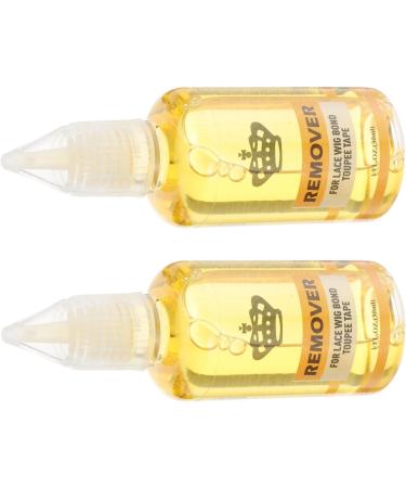 minkissy 2 Hair Extension Glue Remover 30ml Toupee Remover Extension Tape Remover Bonding Glue Remover Lace Glue Remover Adhesive Remover Hair Remover 30ml Glue Remover Plastic Wig Extend 8.50X3.00X3.00CM Yellow - Buy Online on GoSupps.com