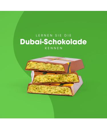 WeNatur Dubai chocolate pistachio 200g cream pistachio dubai chocolate candy chocolate dubai kadayif dough threads and - Buy Online on GoSupps.com