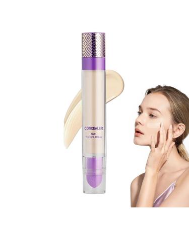 Couvrer correcteur du b ton un cache-cercpour s cercs sombres - Correcteur de couverture compt Correcteur | Finition cr meuse maquillage de visage de lubrification 7 5 ml pour s yeux effacer s impe C: blanc ivoire 1 unit (Lot de 1)