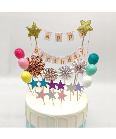ccHuDE 100 Pcs Star Cupcake Toppers Mini Cake Star Sticks Little Star Cake Toppers Cupcake Party Picks Cake Decorations Picks - Buy Online on GoSupps.com