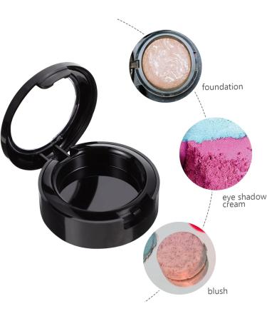 FOMIYES 16 Pcs Empty Eye Shadow Box Clear Blush Empty Makeup Containers Makeup Case Travel Cream Sample Blackx2pcs 4.1x3.8cmx2pcs - Buy Online on GoSupps.com