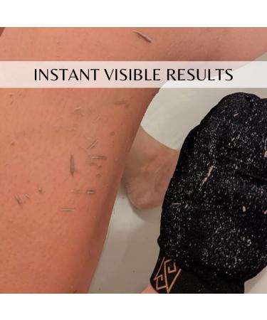 Moroccan Black Soap and Exfoliating Glove Kit for Body Scrub | Dead Skin Remover & Deep Pore Cleanser | Olive Based Soap & Kessa Mitt | Includes Toiletry Bag | Moroccan Sou - Buy Online on GoSupps.com