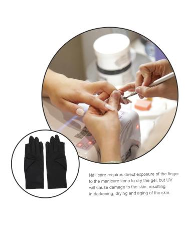Ipetboom 4 Pairs Women's Sun Protection Gloves Gel Nail Lamp Uv Gloves Uv Gloves for Gel Manicures Uv Protection Gloves Manicure Uv Gloves for Manicure Anti-uv Nylon Accessories - Buy Online on GoSupps.com