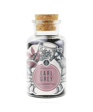 Ankerkraut Earl Grey Black Tea - 85g in a cork glass