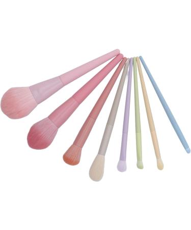 Powder Brush Set Artificial Fiber Wool Practical and Ergonomic Professional Makeup Brush Set 8 Pieces Soft for Daily Travel - Buy Online on GoSupps.com