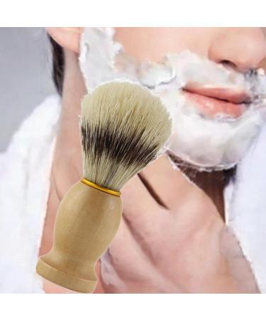 Perfk Shaving Brush for Men - Professional Cream Brush Perfect Christmas Gift Travel-Friendly Facial & Beard Brush for Dad & Friends - Buy Online on GoSupps.com