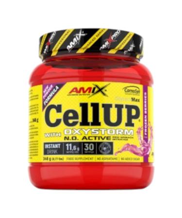 Amix Pro Amix CellUP Oxystorm Powder 348 grPreWorkoutHelps Improve Endurance Delays Muscle FatiguePerfect for Athletes Looking to Improve Their Physical Performance Red Fruit Flavor